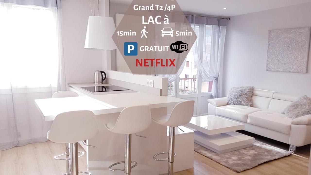 Le White Cosy A 5 Minutes Du Lac Avec Parking Privatif Gratuit Annecy Exteriör bild
